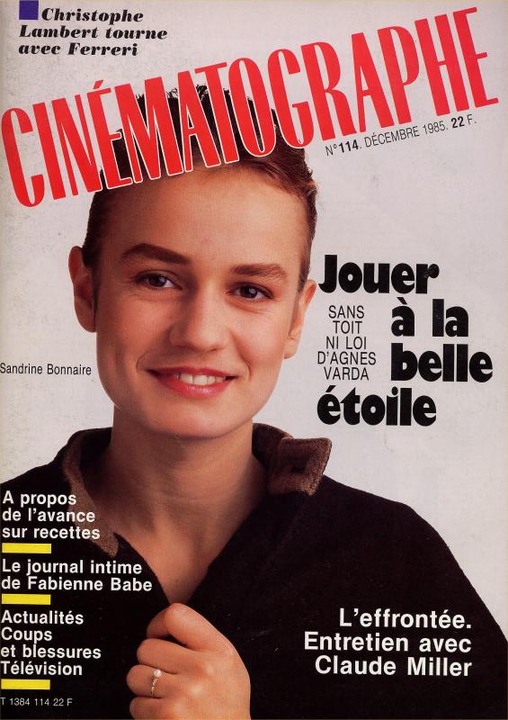 CINEMATOGRAPHE magazine side cover Issue 114 December 1985