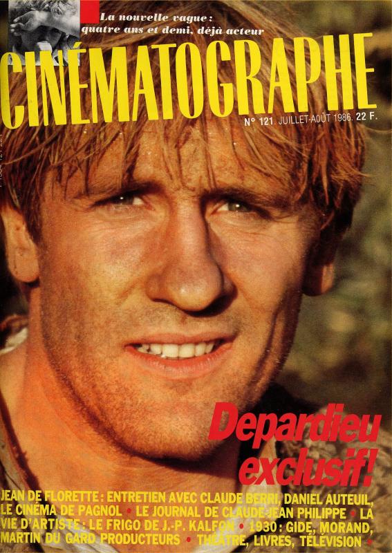 CINEMATOGRAPHE magazine side cover Issue 121 July 1986