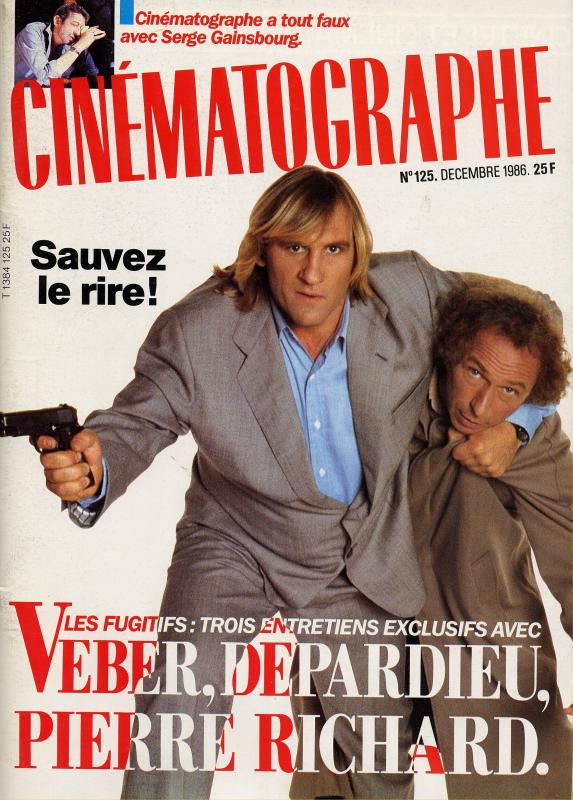 CINEMATOGRAPHE magazine side cover Issue 125 December 1986