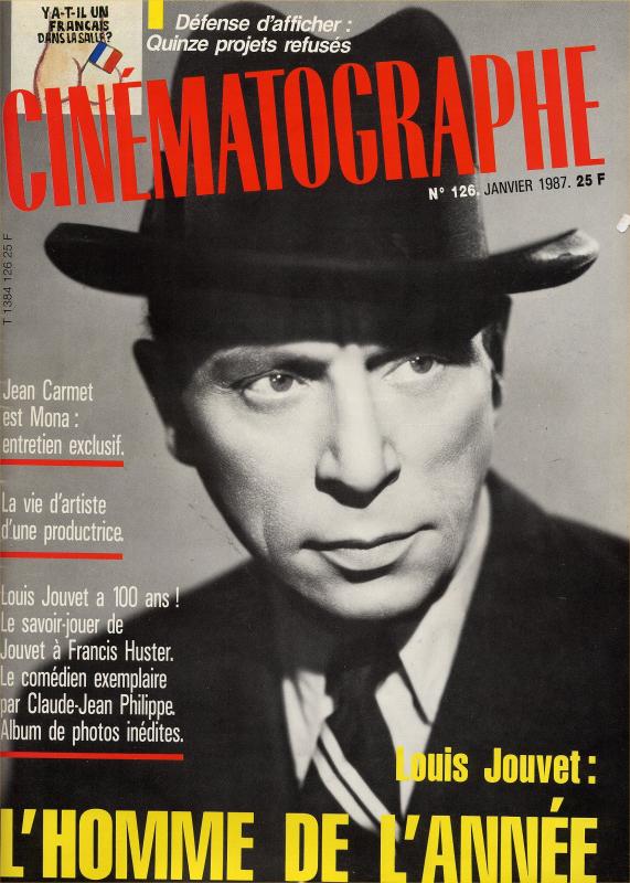 CINEMATOGRAPHE magazine side cover Issue 126 January 1987