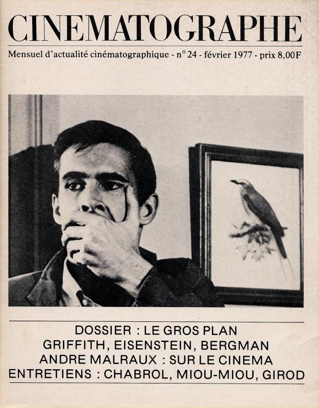 CINEMATOGRAPHE magazine side cover Issue 24 February 1977