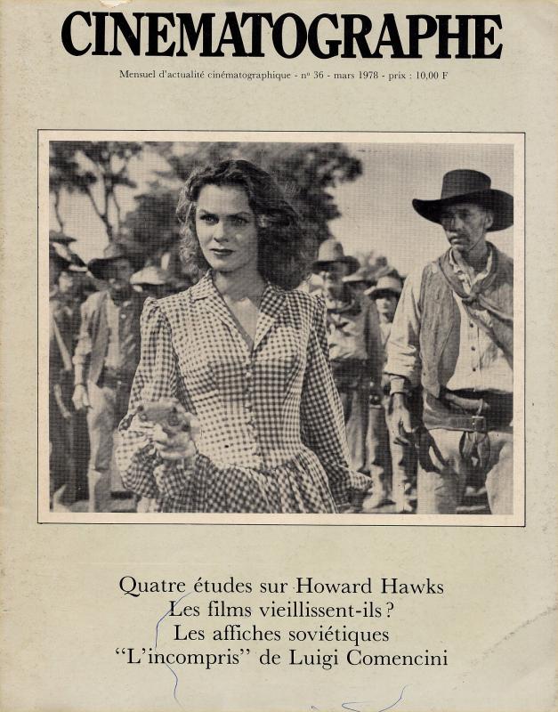 CINEMATOGRAPHE magazine side cover Issue 36 March 1978