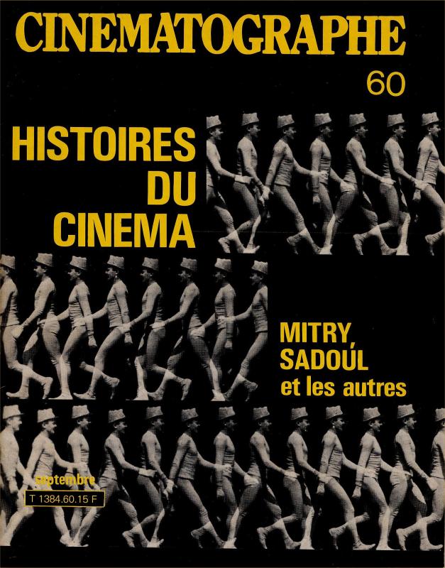 CINEMATOGRAPHE magazine side cover Issue 60 September 1980