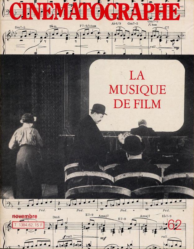 CINEMATOGRAPHE magazine side cover Issue 62 November 1980