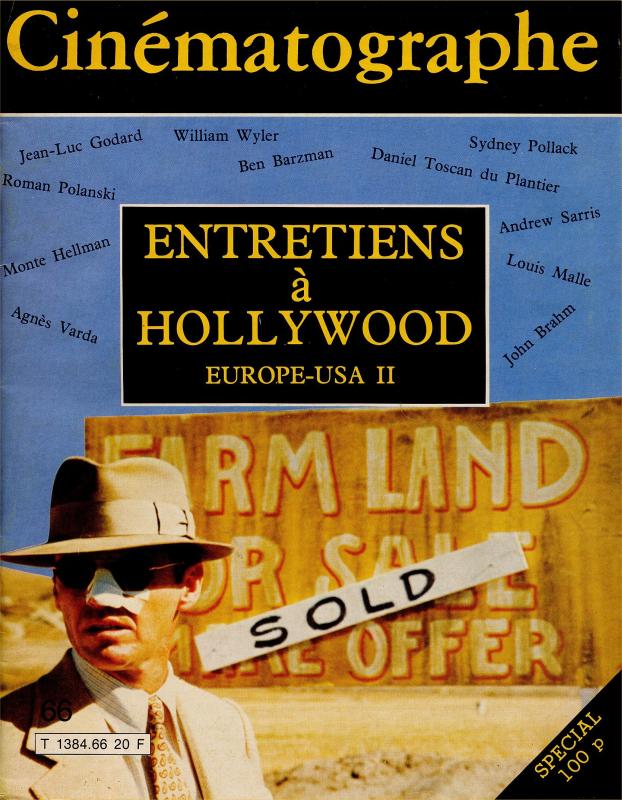 CINEMATOGRAPHE magazine side cover Issue 66 March 1981