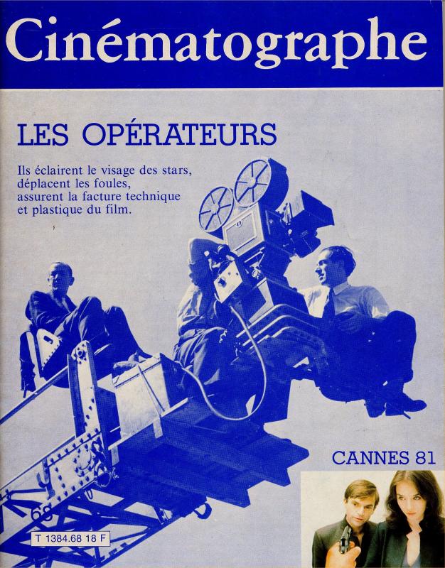 CINEMATOGRAPHE magazine side cover Issue 68 June 1981