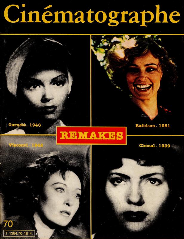 CINEMATOGRAPHE magazine side cover Issue 70 September 1981