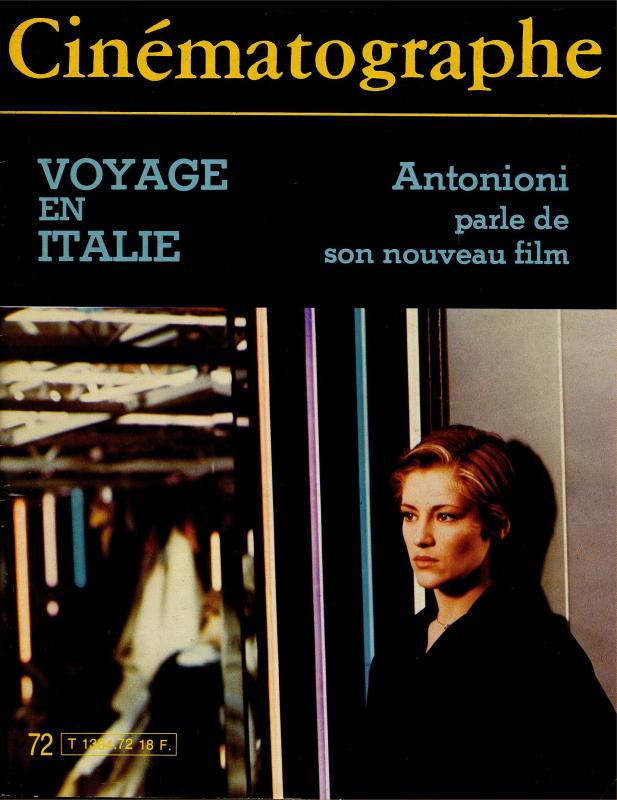 CINEMATOGRAPHE magazine side cover Issue 72 November 1981