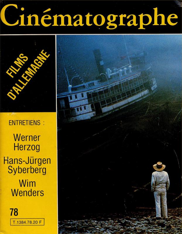 CINEMATOGRAPHE magazine side cover Issue 78 May 1982