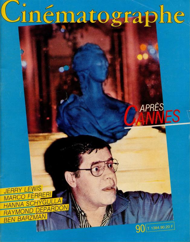 CINEMATOGRAPHE magazine side cover Issue 90 June 1983