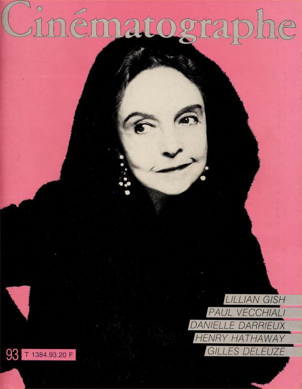 CINEMATOGRAPHE magazine side cover Issue 93 October 1983