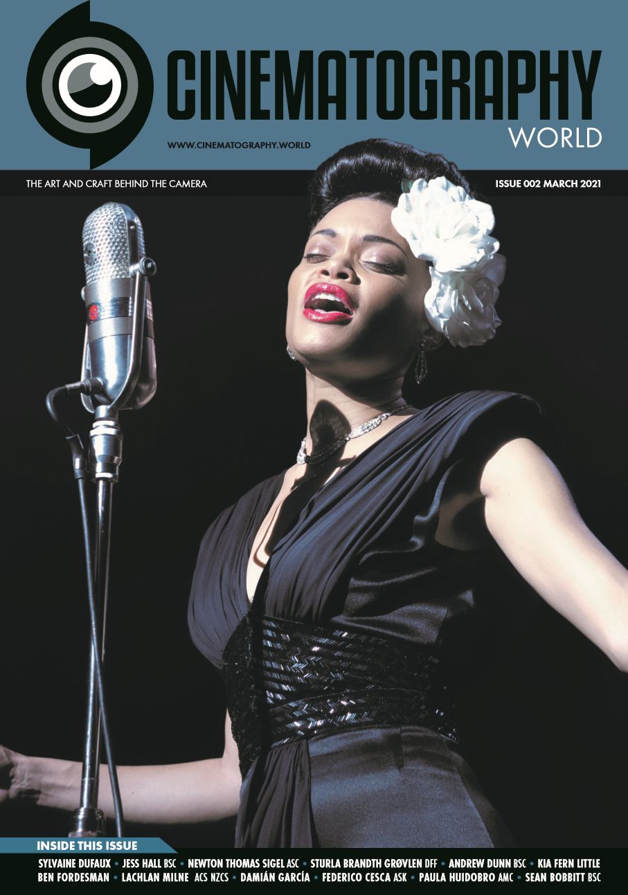 CINEMATOGRAPHY WORLD magazine cover Issue 2  March 2021