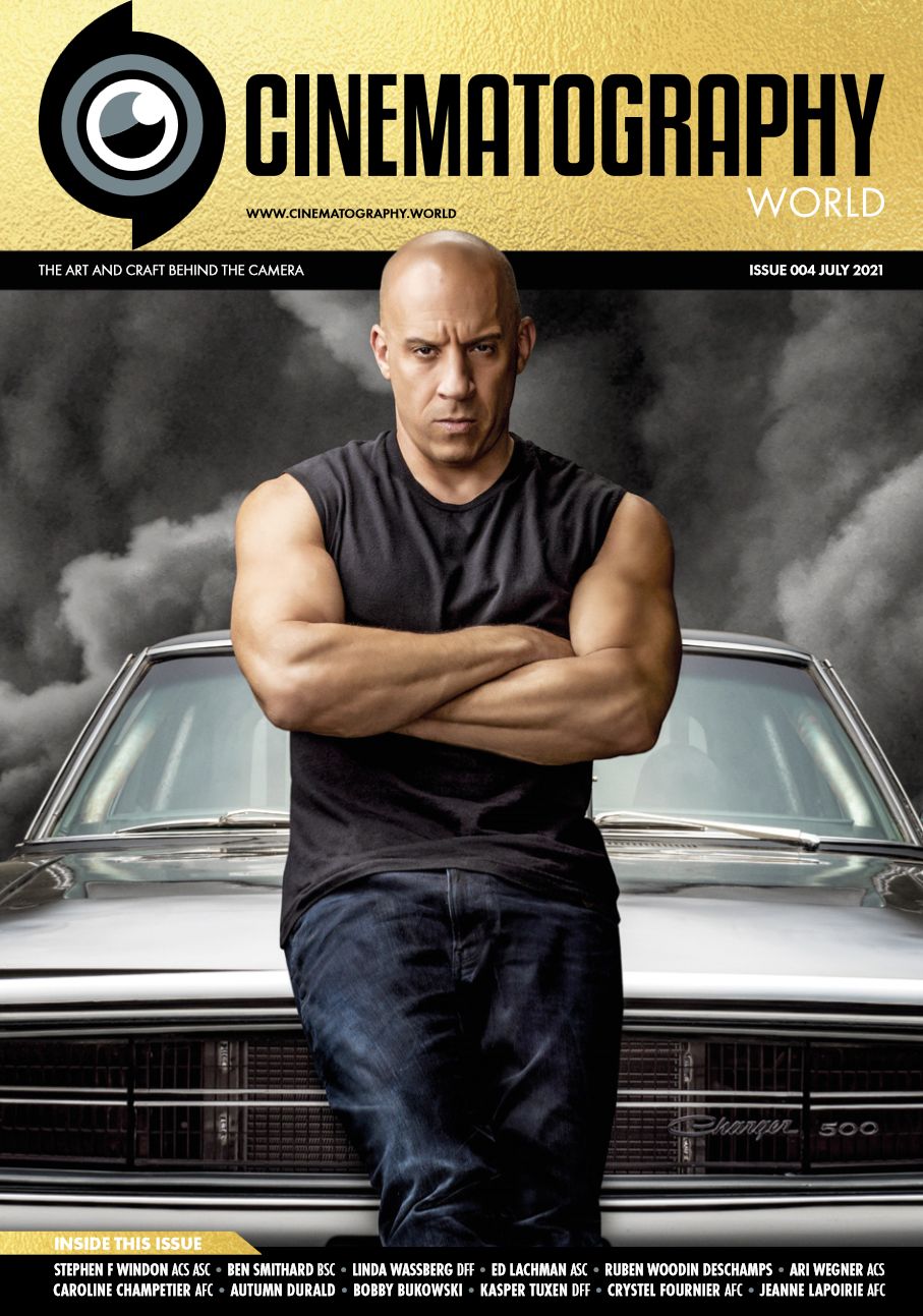 CINEMATOGRAPHY WORLD magazine side cover Issue 4  July 2021