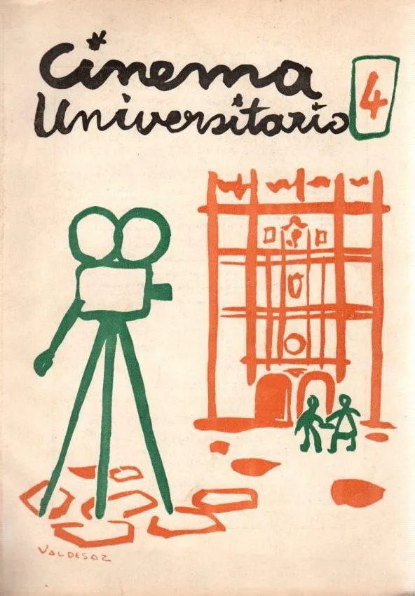 CINEMA UNIVERSITARIO magazine side cover Issue 4  December 1956
