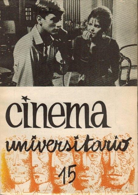 CINEMA UNIVERSITARIO magazine side cover Issue 15   1962
