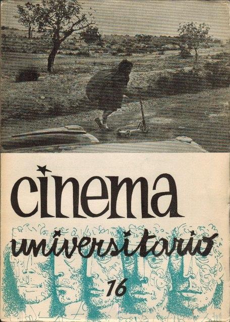 CINEMA UNIVERSITARIO magazine side cover Issue 16   1962