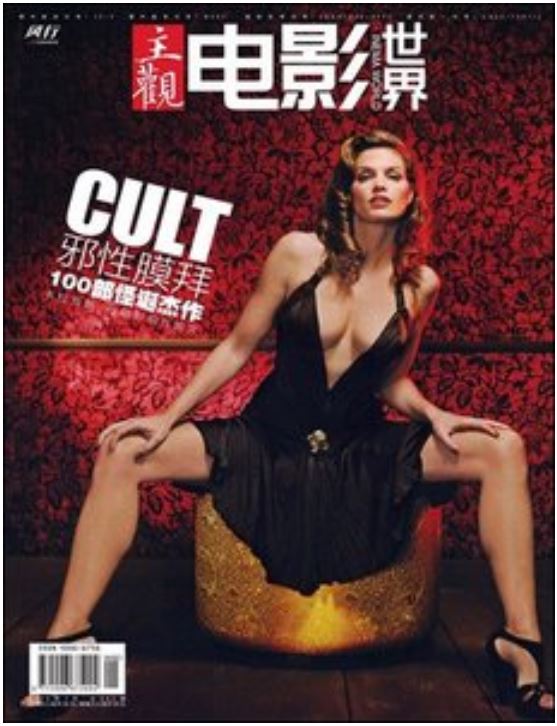 CINEMA WORLD magazine side cover January 2013