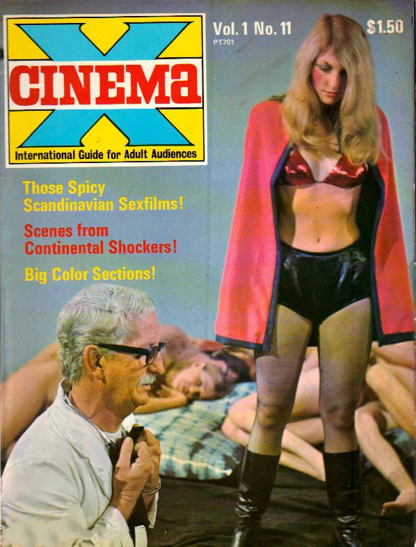 CINEMA X (USA) magazine side cover  Vol 1 No 11  1972