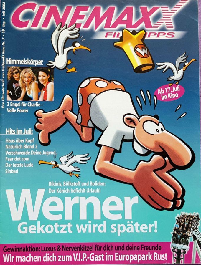 CINEMAXX FILMTIPPS magazine side cover  July 2003