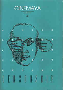 CINEMAYA magazine side cover Issue 4  1989