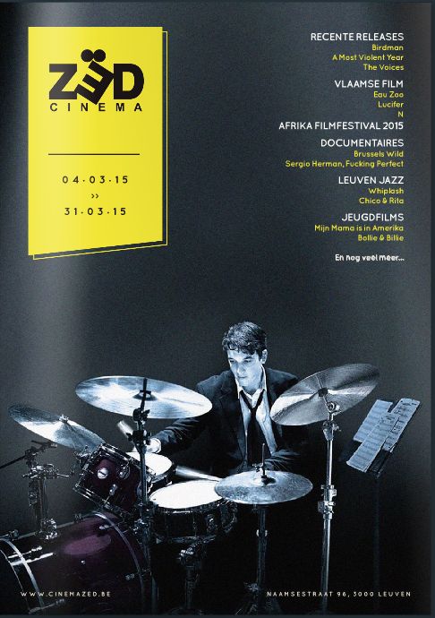 CINEMA ZED magazine side cover March 2015