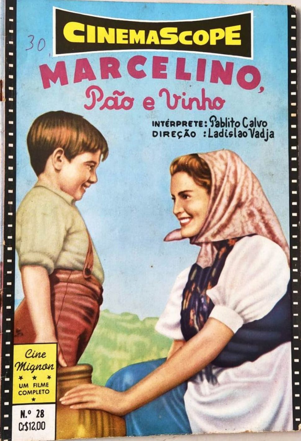 CINE MIGNON magazine side cover Issue 28   1960