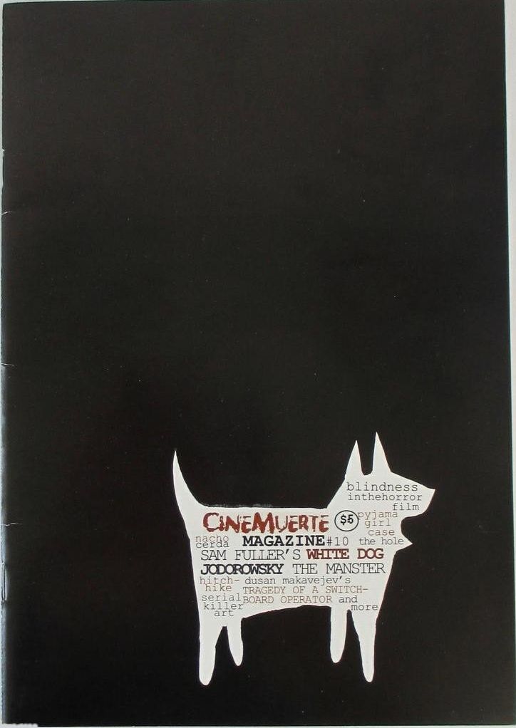CANNIBAL CULTURE/CINEMUERTE magazine side cover Issue 10 Summer 2001