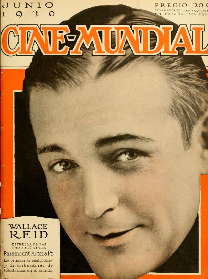 CINE-MUNDIAL magazine side cover June 1920