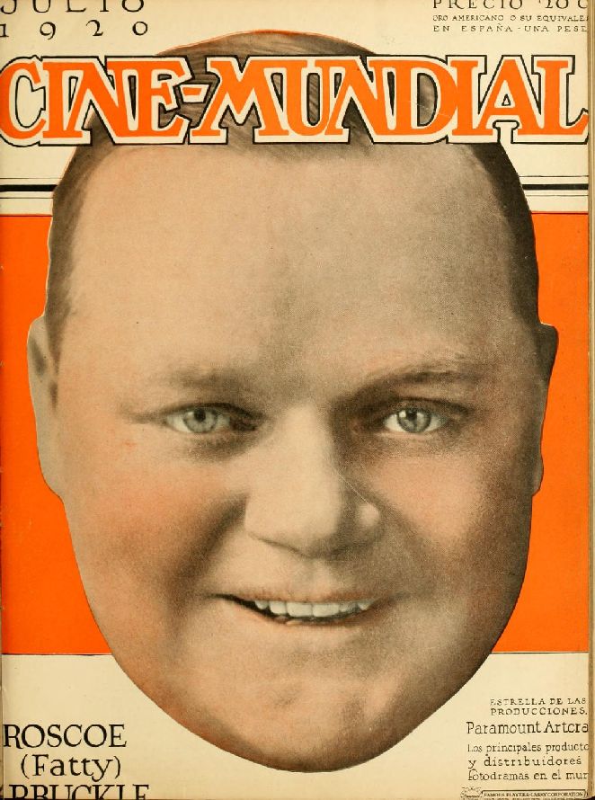 CINE-MUNDIAL magazine side cover July 1920