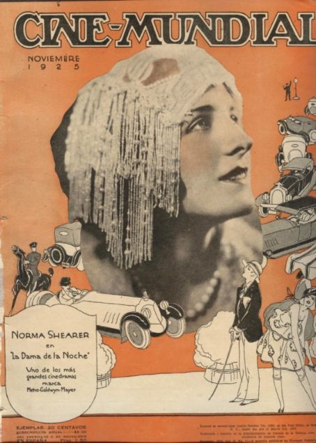 CINE-MUNDIAL magazine side cover November 1925
