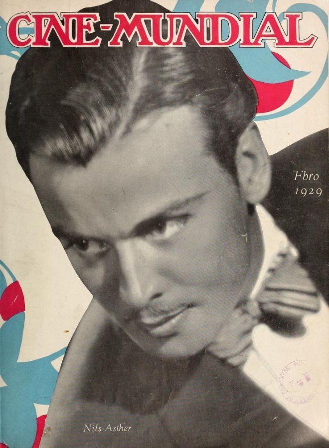 CINE-MUNDIAL magazine side cover February 1929