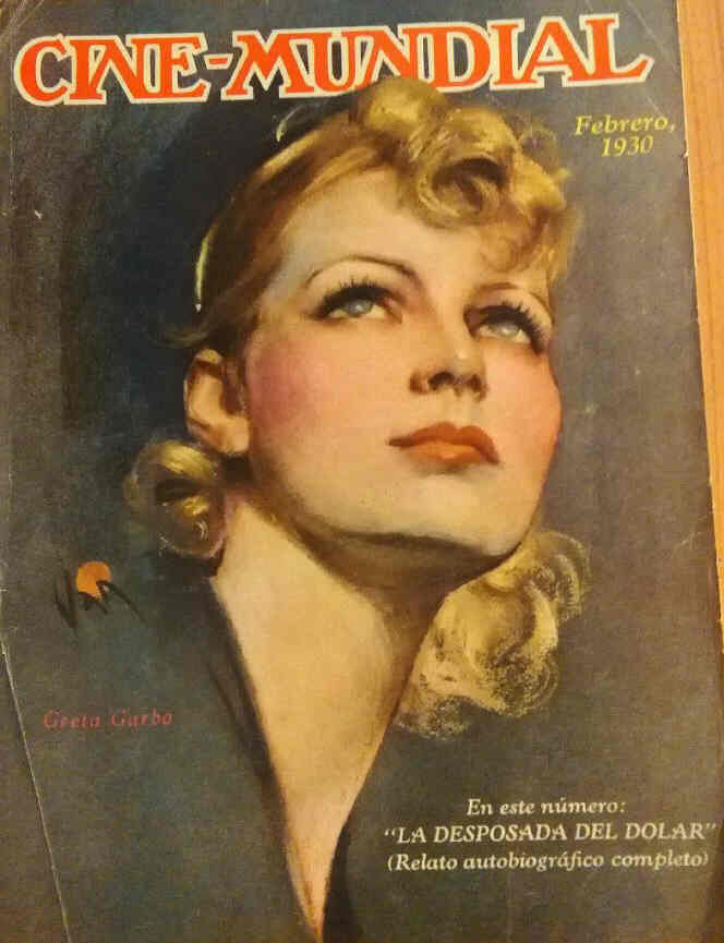 CINE-MUNDIAL magazine side cover February 1930