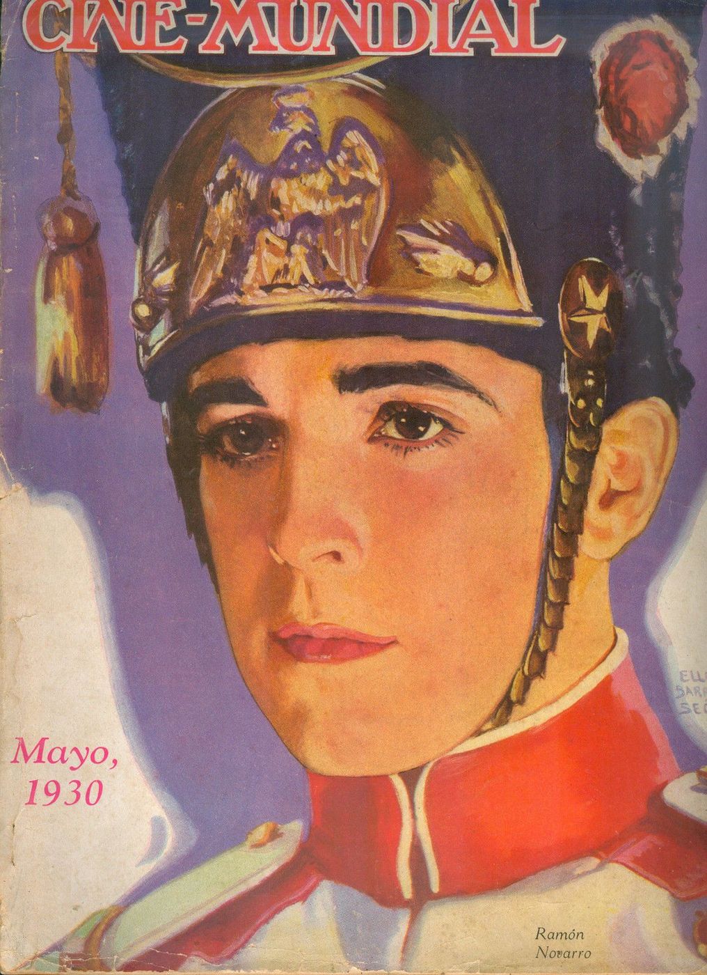 CINE-MUNDIAL magazine side cover May 1930