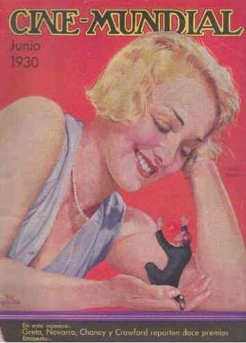 CINE-MUNDIAL magazine side cover June 1930