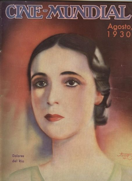 CINE-MUNDIAL magazine side cover August 1930