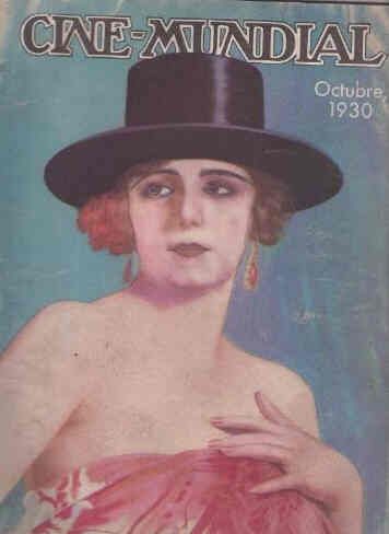 CINE-MUNDIAL magazine side cover October 1930