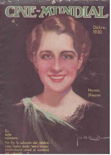 CINE-MUNDIAL magazine side cover December 1930