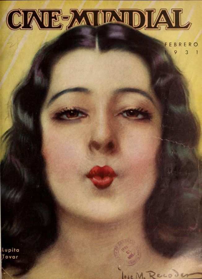 CINE-MUNDIAL magazine side cover February 1931