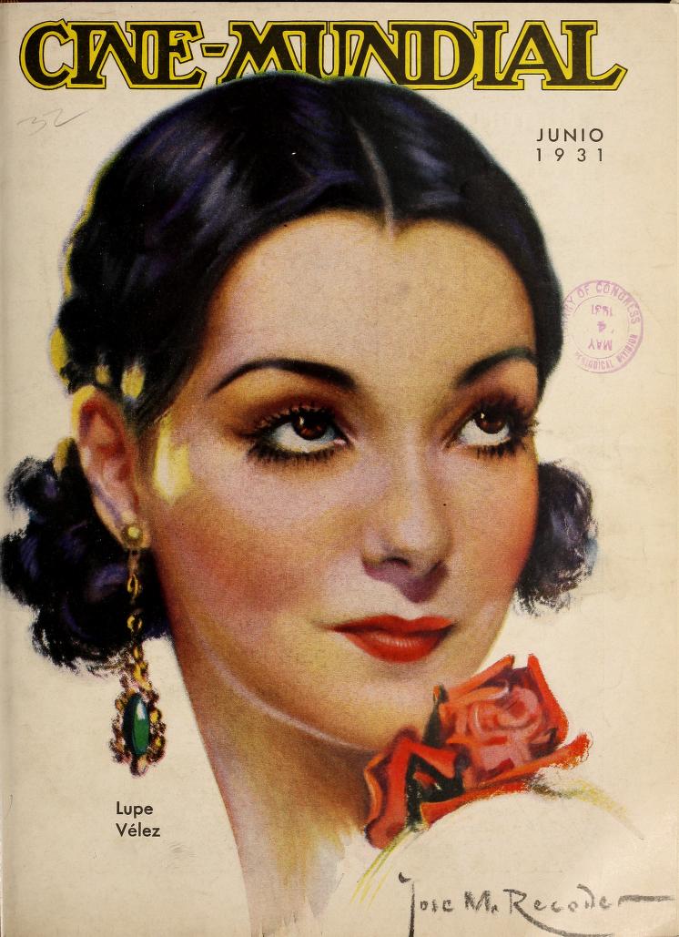 CINE-MUNDIAL magazine side cover June 1931