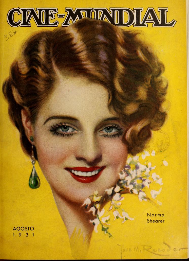CINE-MUNDIAL magazine side cover August 1931
