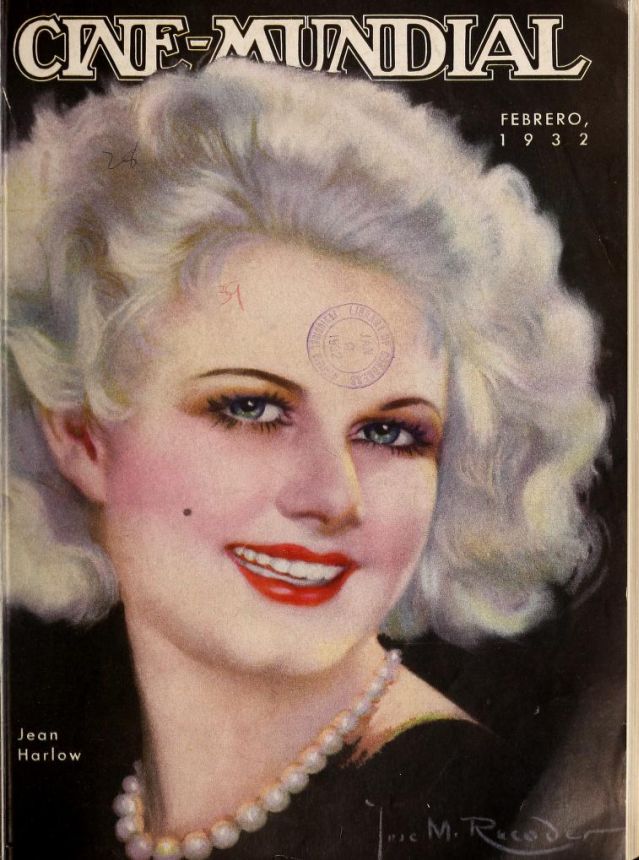 CINE-MUNDIAL magazine side cover February 1932