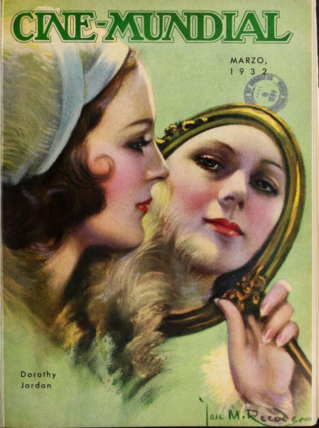 CINE-MUNDIAL magazine side cover March 1932