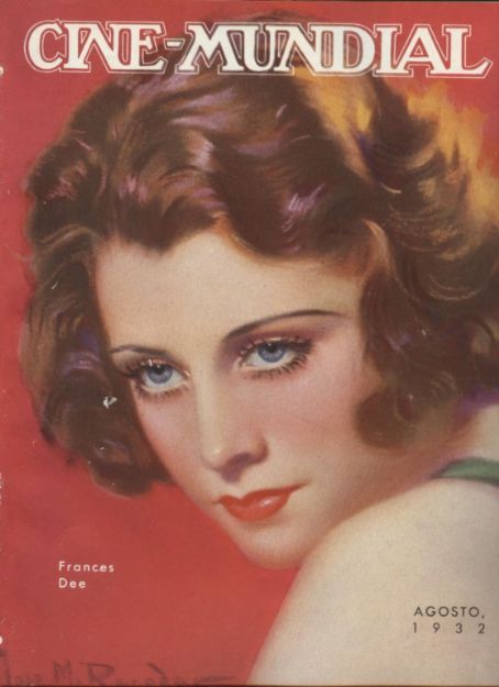 CINE-MUNDIAL magazine side cover August 1932