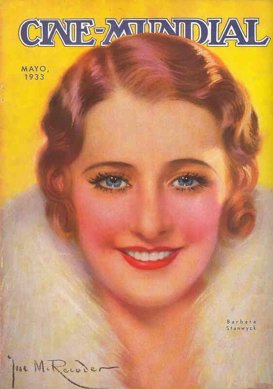 CINE-MUNDIAL magazine side cover May 1933
