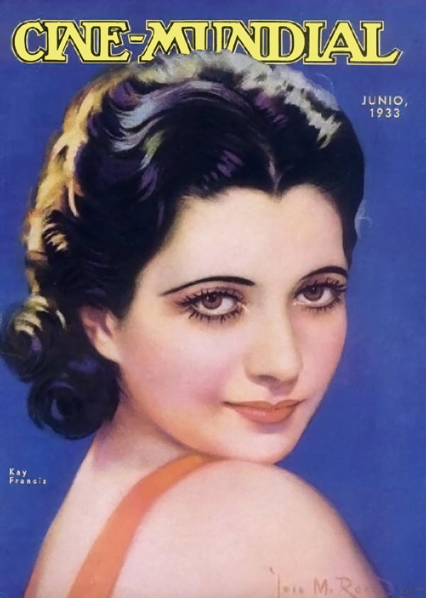 CINE-MUNDIAL magazine side cover June 1933