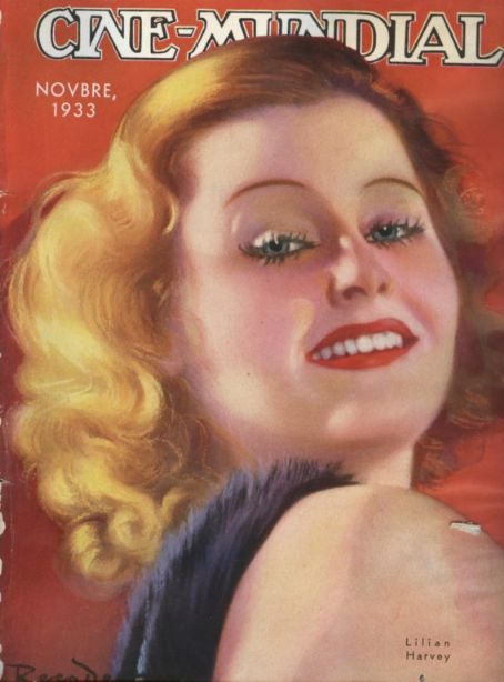 CINE-MUNDIAL magazine side cover November 1933
