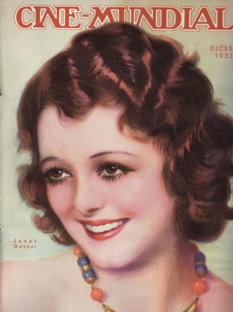 CINE-MUNDIAL magazine side cover December 1933