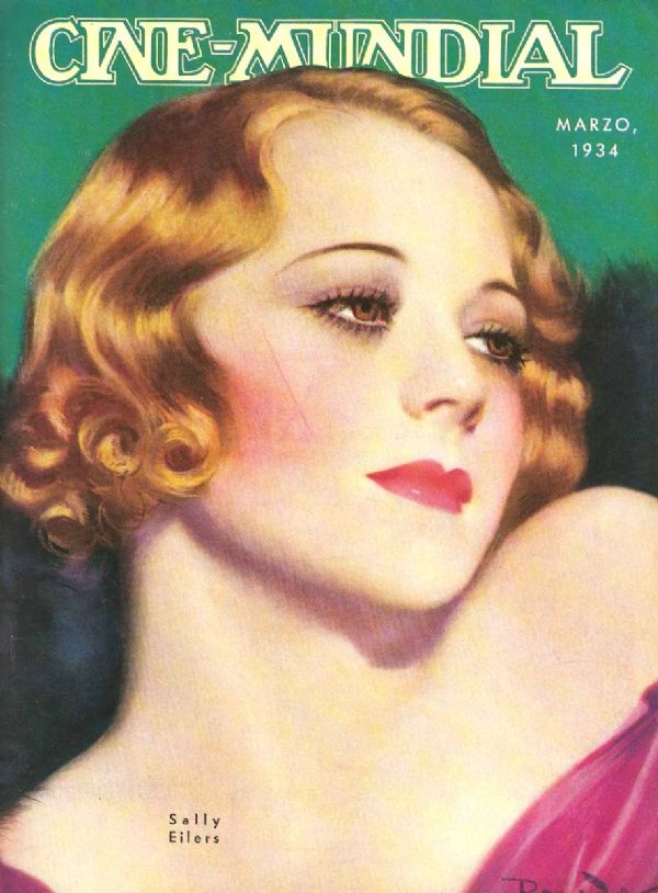 CINE-MUNDIAL magazine side cover March 1934