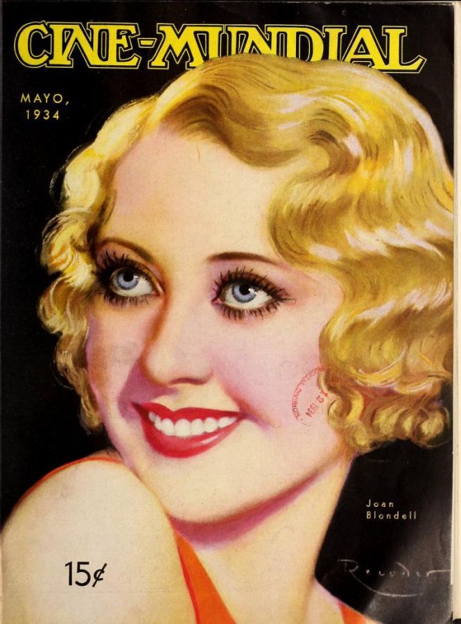 CINE-MUNDIAL magazine side cover May 1934