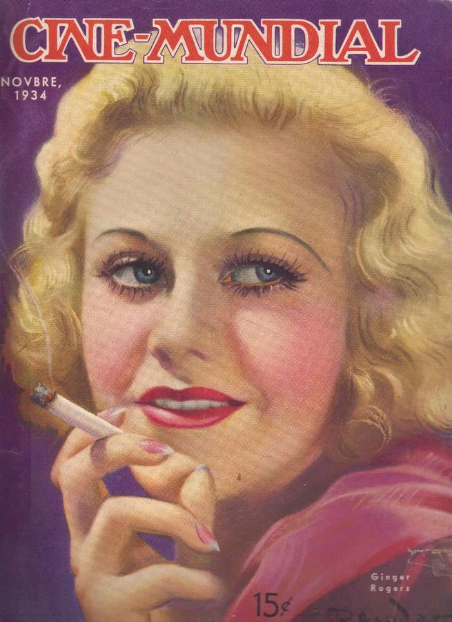 CINE-MUNDIAL magazine side cover November 1934